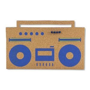 Boombox Corkboard