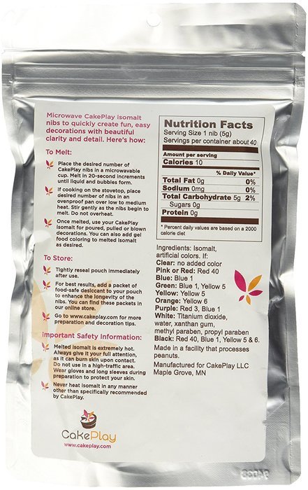 CakePlay Isomalt Nibs Bronze - Net Wt. 7.0 oz