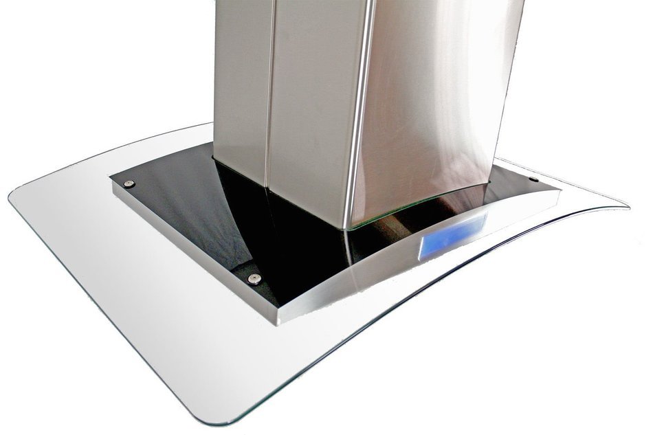 Gracelove 30" Stainless Steel Tempered Glass LED Display Touch Control Panel Island Mount Kitchen Vent Cooking... N4