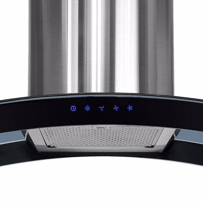 36" Beautiful Island Mount Stainless Steel Kitchen Range Hood Stove Vent Exhaust N3