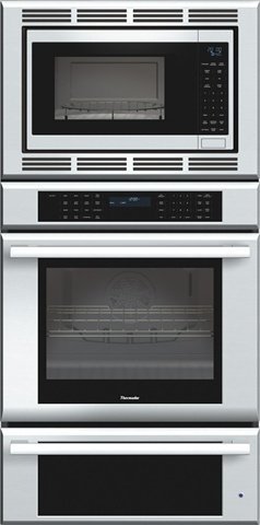 Thermador MEDMCW31JS Triple Oven Masterpiece Oven plus Convection Microwave, Warming Drawer, 30 in. 2Xt Racks