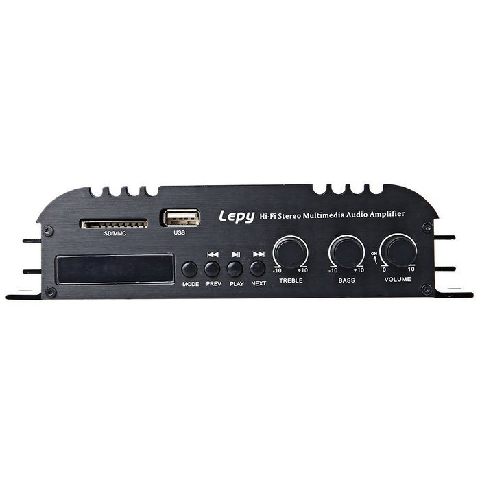 Robolife Lepy LP - 269FS Hi-Fi Digital Stereo Amplifier Booster Radio 4 Channel for Car Home US Plug N2