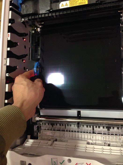 Super Easy Transfer Belt Reset Solution for OKI OKIDATA C301, C321, C511, C531 n dn dnw N7