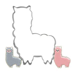 Anyana Alpaca & Grass Mud Horse Stainless Steel Cookie Cutter Cake Mould Tool Kitchen Tool Sugar Paste Baking...