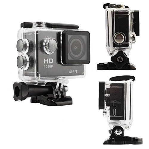 1080P WIFI Sports Camera with 2.0Inch LCD Display 12MP Wide Angle+ Full HD Mi... N4