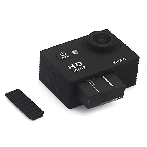 1080P WIFI Sports Camera with 2.0Inch LCD Display 12MP Wide Angle+ Full HD Mi... N5