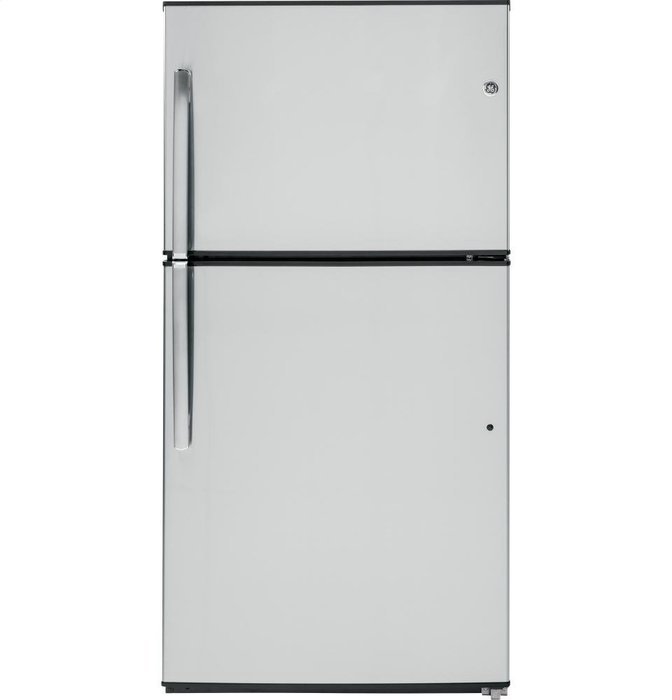 GE GIE21GSHSS 21.2 Cu. Ft. Stainless Look Top Freezer Refrigerator - Energy Star N2