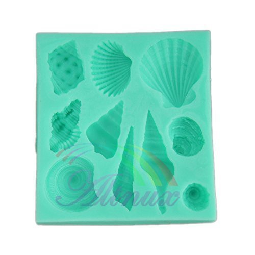 Urparcel Silicone Sea Lifes Shell Conch Fondant Cake Cookie Baking Icing Soap Mould Mold