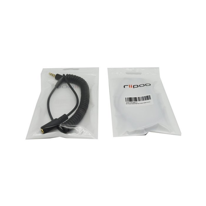 Coiled 3.5mm Jack Audio Cable - Riipoo 5 Feet 90 Degree Angle 3 Pole TRS 3.5mm Male to Female Stereo Jack Audio... N6