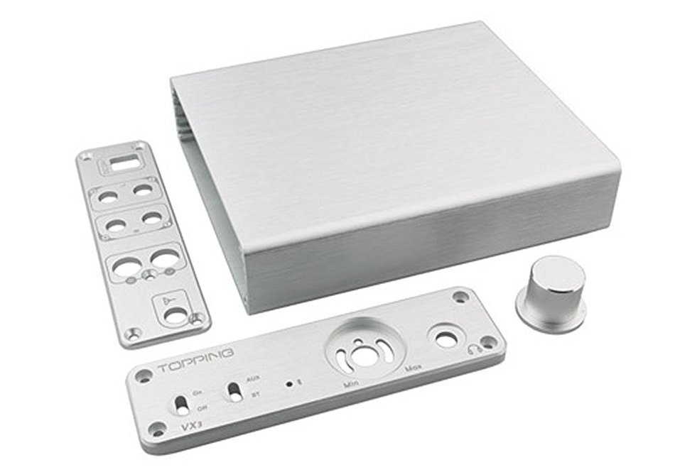 VX3 Digital Hi-Fi Power Stereo Amplifier Wireless Bluetooth 4.0 Power Digital Amplifier (Silver)