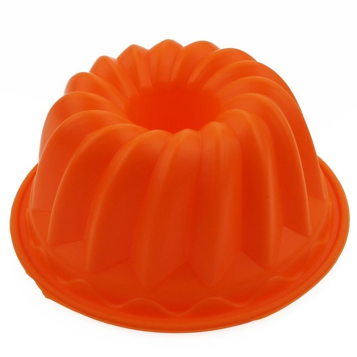 Wenwins silicone bundt pan 3pcs (orange) N4