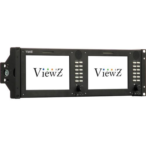 ViewZ VZ-070RM-3G 3RU Dual 7.0" 3G-SDI Rackmount Monitor N3