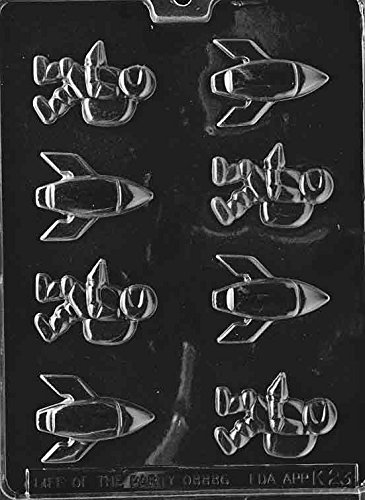 Spaceman and Rockets Chocolate Mold Ships Same Day m286