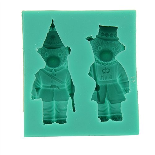 Let'S Diy Bear Silicone Cake Molds Non-Stick Fondant Jelly Sugar 3D Soap Moulds Kitchen Accessories