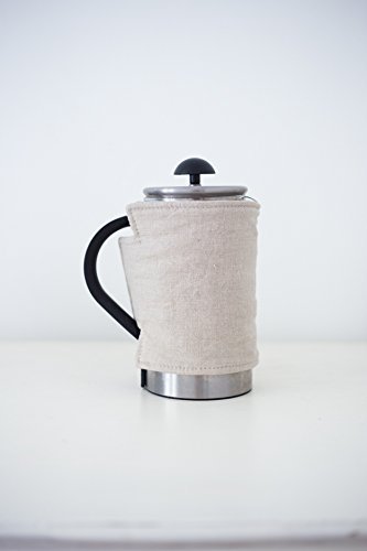 French Press Coffee Cover (12-cup, Grey Velvet) N9