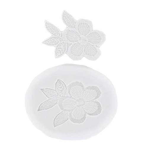Lace Flower & Leaves Medallion Mold by CK