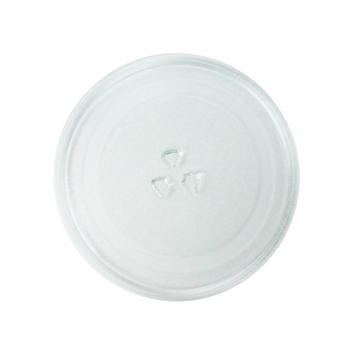 bartyspares Microwave 3 Lug Glass Turntable Plate For Daewoo Microwaves (245Mm)