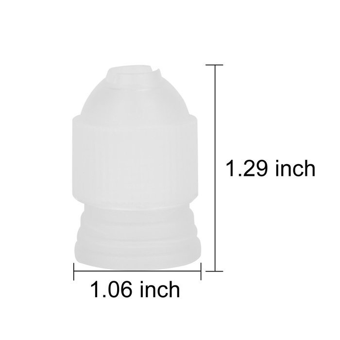 Korean Bobbi Skirt Icing Tips Set, Newcomdigi Stainless Steel Cake Decorating Supplies with One Coupler and One... N4