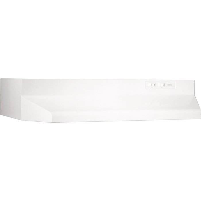 Broan 523001 Under-Cabinet Range Hood, 30-Inch 100 CFM, White