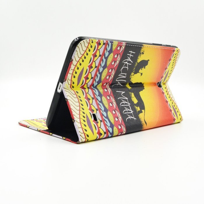 Tab 4 7.0 Case, Firefish Damage Resistance Case Premium PU Leather Wallet Card Slots Kickstand Feature Case for... N68