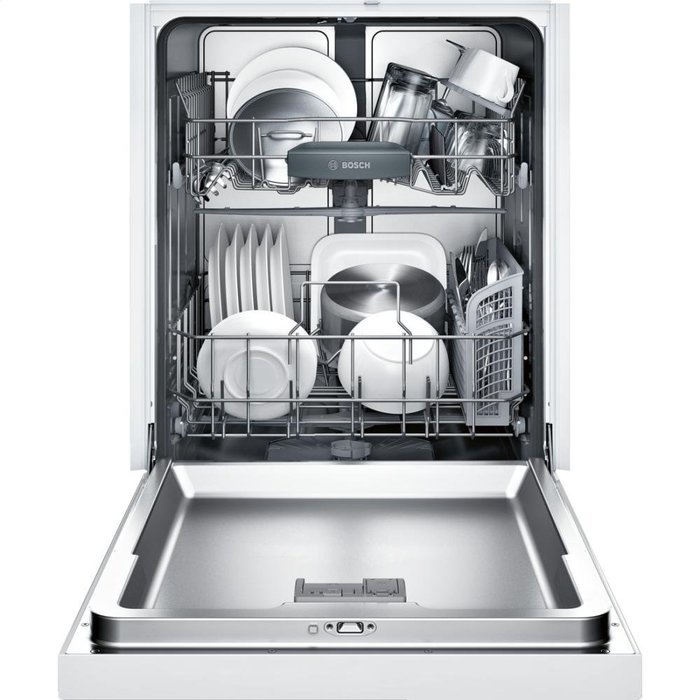 Bosch SHE53T52UC 300 24" White Semi-Integrated Dishwasher - Energy Star N2
