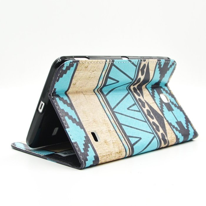Tab 4 7.0 Case, Firefish Damage Resistance Case Premium PU Leather Wallet Card Slots Kickstand Feature Case for... N90