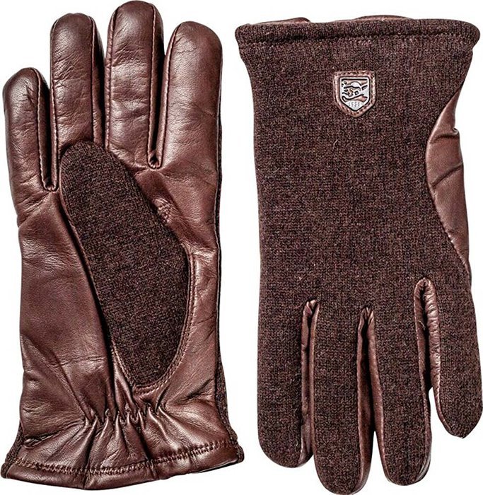Hestra Classic Wool Tricot Glove - Women's Dark Brown / Chocolate 7