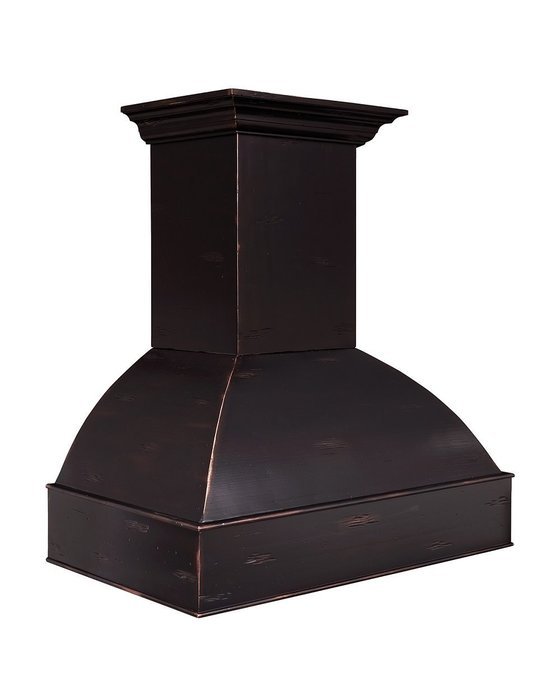 Z Line 369AW-36 1200 CFM Wooden Wall Mount Range Hood, 36", Antigua/Walnut N2