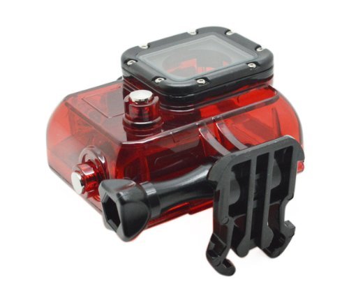 ProGear Red Waterproof Housing For GoPro Hero 3 With Mount Other Colors Available
