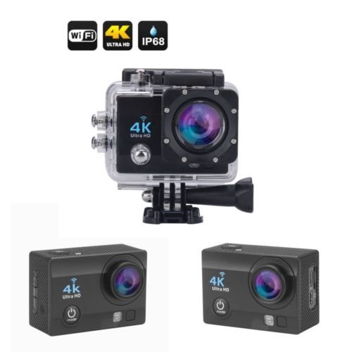 Anchor Pro Action Camera 4K Ultra HD -- Compatible with Wifi -- Waterproof -- 1080p -- Sport Action Camera and... N4