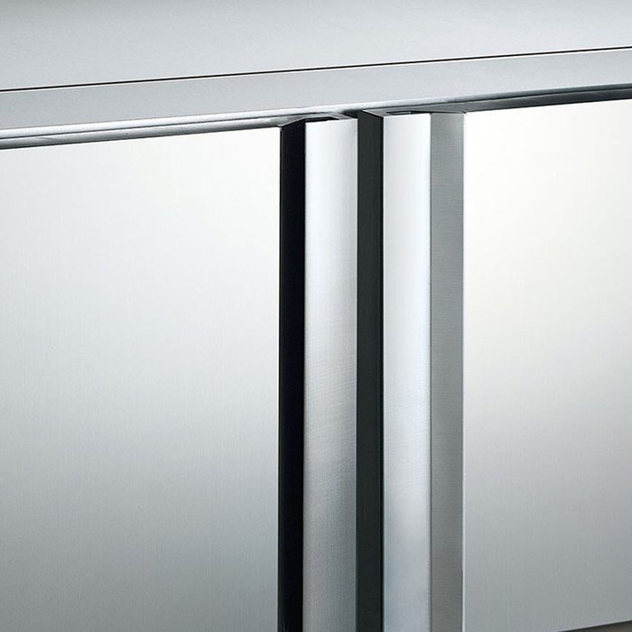 1.5m 8.8 cf. 2-Door Stainless Steel Under-Counter Worktop Commercial Cabinet Kitchen Bench Top Refrigerator Freezing... N4