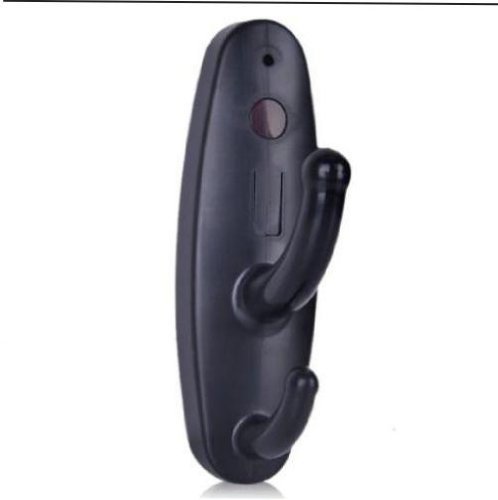 Giftoyou(TM) Mini Black Clothes Hook Motion Detection Spy Camera Hidden DVR Records(Black)