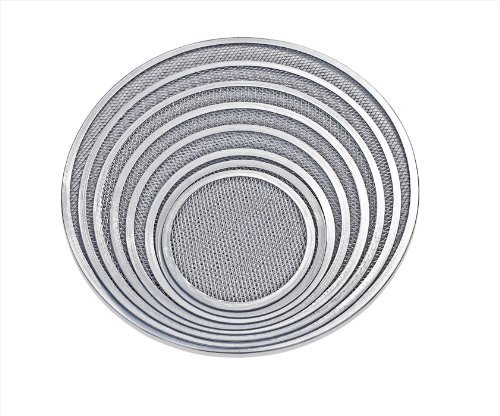 New Star 50998 Commercial Grade Seamless Aluminum Pizza Screen, 20-Inch, Set of 6 N2