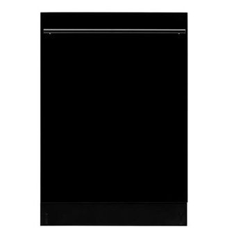 24" TALL TUB, TOP CONTROL, 5 CYCLE, 3RD BASKET DISHWASHER BLACK