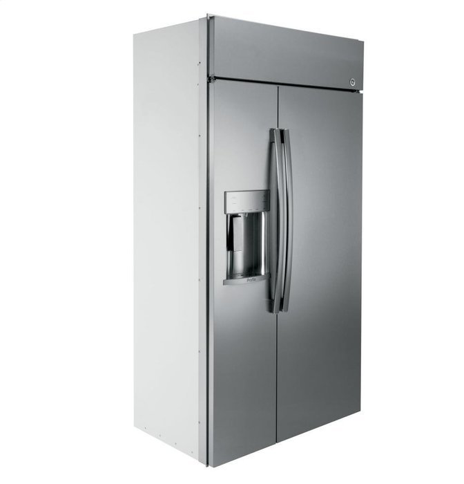 GE Profile 42" Stainless Steel Built-In Side By Side Refrigerator N3