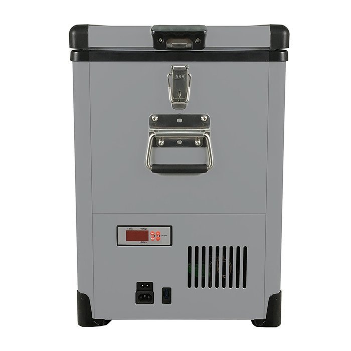 Whynter FM-452SG Elite 45 quart Slim Fit Portable Freezer/Refrigerator with 12V Option, Gray