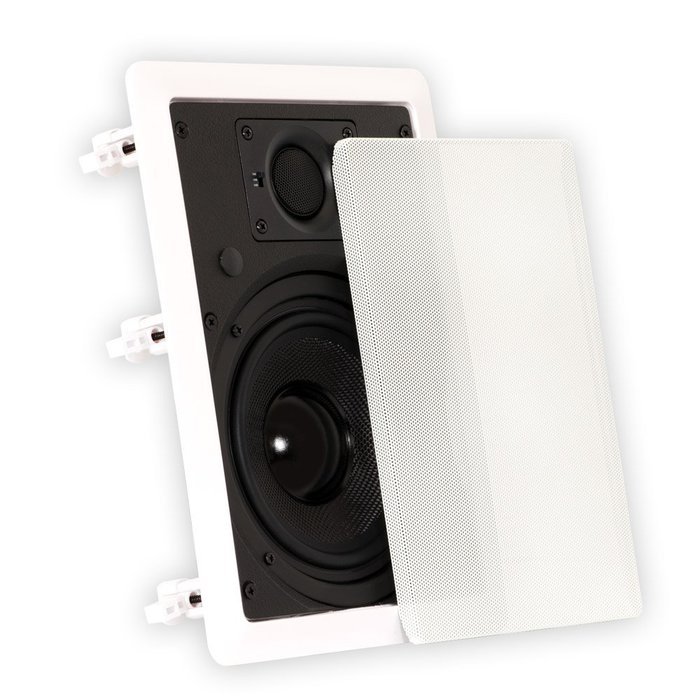 Theater Solutions TSS6W In Wall 6.5" Speakers Surround Sound Home Theater Deluxe 3 Speaker Set TSS6W-3S N3