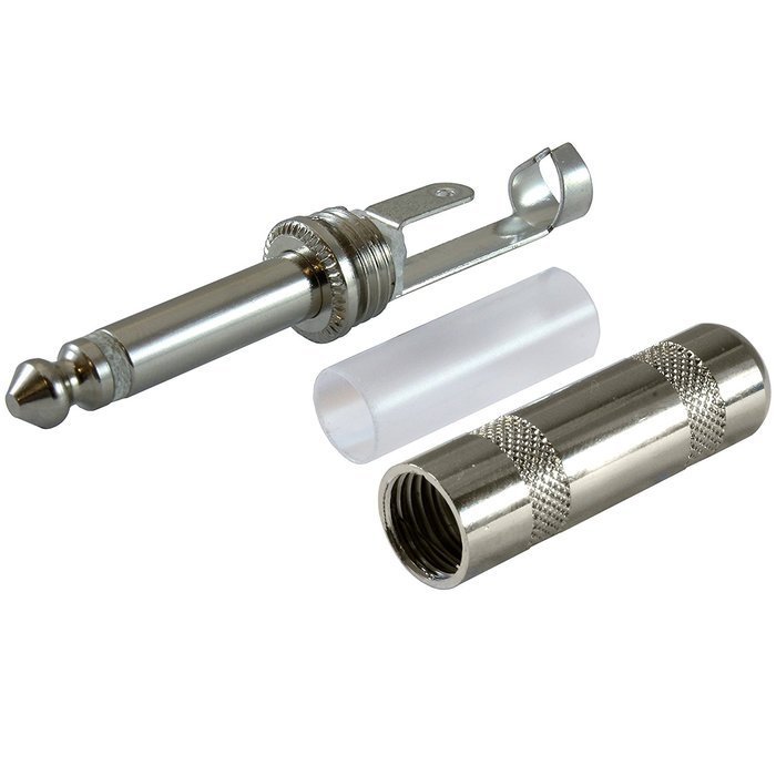 GLS Audio 1/4" Plugs for Speaker Cables, Patch Cables, Snakes - TS Male Mono 1/4 Inch Phono 6.3mm Phone Plug Bulk... N6