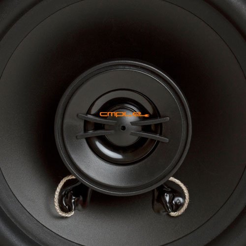 Cmple - 5.25" Surround Sound 2-Way In-Wall/In-Ceiling Speakers (Pair) - Round N4