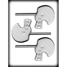 3 Pack- Football Helmet Sucker Hard Candy Mold