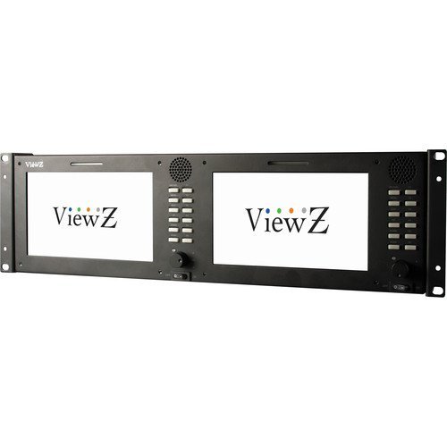 ViewZ VZ-070RM-3G 3RU Dual 7.0" 3G-SDI Rackmount Monitor N5