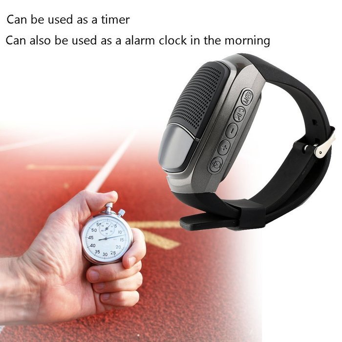 Portable speaker,Ubit Multifunctional Bluetooth Speaker Watch with LED display Portable Sports Watches Radio+Alarm...