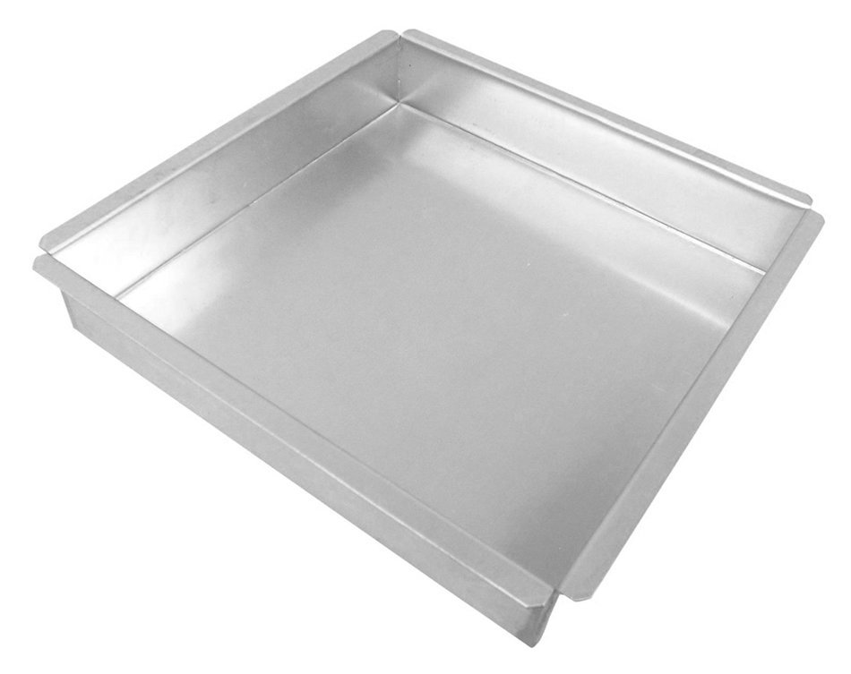 Allied Metal SQ13133 Heavy Weight Aluminum Square Baking/Pizza Pan, 13 by 13 by 3-Inch