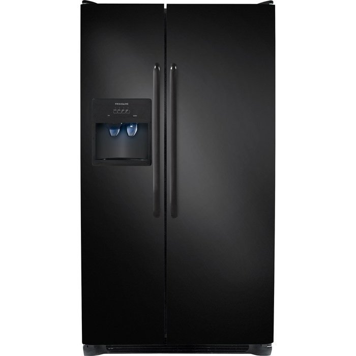 Frigidaire FFSS2614QE26.0 Cu. Ft. Ebony Black Side-By-Side Refrigerator