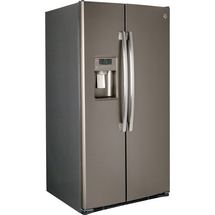 GE GSS23HMHES 22.5 Cu. Ft. Slate Side-By-Side Refrigerator N2