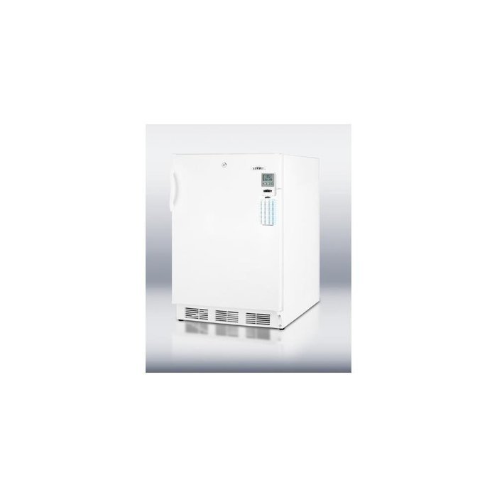 Summit FF7LMEDADA: ADA compliant commercially approved freestanding refrigerator with temperature alarm, hospital... N3
