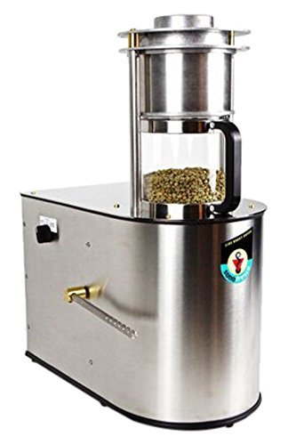 Sonofresco Profile Coffee Roaster, 1- Pound/Sample Roaster, Natural Gas, Brushed Stainless Steel N2