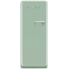 Smeg FAB28UPGL1 24" 50's Style Top-Freezer Refrigerator in Pastel Green with Left Hinge