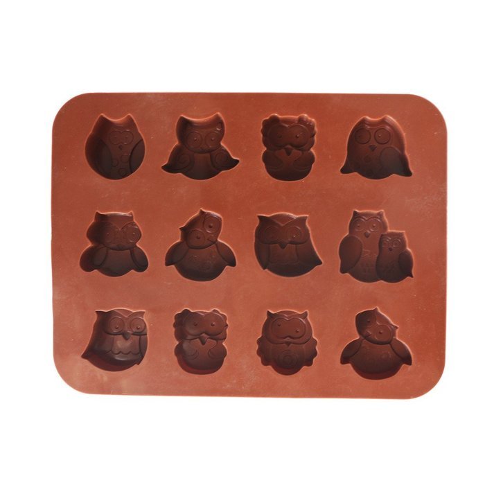 Bestjybt&reg; Owls Silicone Cake Bread Chocolate Jelly Candy Baking Mould Craft Mold