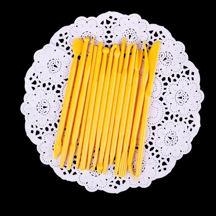 14Pcs Fondant Cake Modeling Sugarcraft Tools Set Craft Decorating Flower Clays